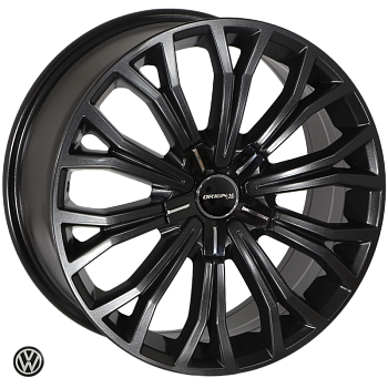 ZF-8054 MattBLACK R18*8.0J PCD5*112 ET39 DIA 66.6