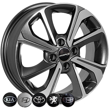 ZW-7854 MK-P R15*6.0J PCD4*100 ET40 DIA 54.1