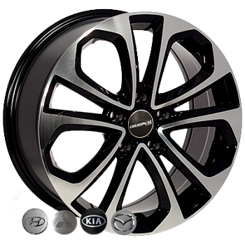 ZW-7688 BP R17*7.5J PCD5*114.3 ET50 DIA 67.1