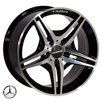 ZW-D5009 MB (Black Cap) R17*8.0J PCD5*112 ET35 DIA 66.6