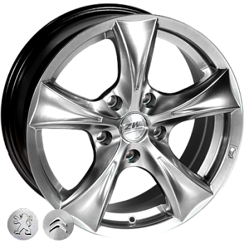 ZW-683 HS R14*5.5J PCD4*98 ET38 DIA 58.6