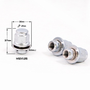 ГАЙКА ХРОМ ORIGINAL 12*1,25 (Nex 21)    