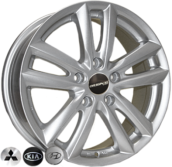 ZW-7311 SIL R16*6.5J PCD5*114.3 ET43 DIA 67.1