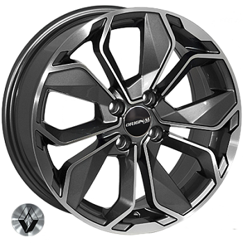 ZW-BK5296 GP R16*6.5J PCD4*100 ET38 DIA 60.1