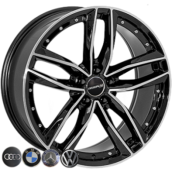 JH-00845B BP R20*8.5J PCD5*112 ET20 DIA 66.6