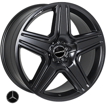 JH-5515 MattBLACK R21*10.0J PCD5*112 ET46 DIA 66.6
