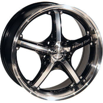 LG-255 FMBK R15*6.5J PCD5*100 ET40 DIA 73.1