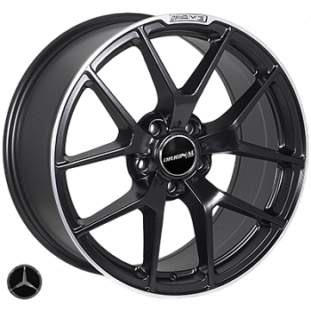 ZW-BK933 SatinBLACK R18*8.5J PCD5*112 ET45 DIA 66.6