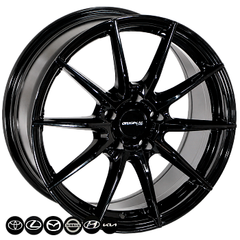 ZW-YA1137 BLK R17*7.5J PCD5*114.3 ET40 DIA 67.1