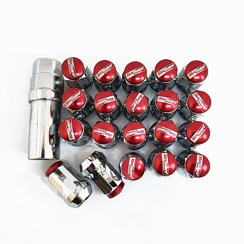 M02- SG Chrome  Body +  Red Cap ( M12*1,5 )  (20+1) (L=34, ODO=20)