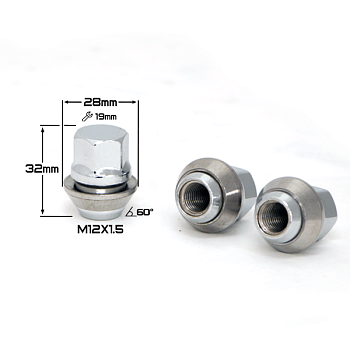 ГАЙКА ХРОМ FORD ORIGINAL М12*1,5 N044   