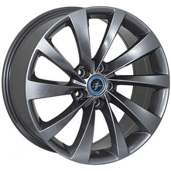 ZW-BKY0001 GUNMETAL R19*8.5J PCD5*120 ET40 DIA 64.1
