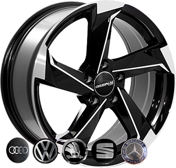 ZW-BK5185 BP R17*7.5J PCD5*112 ET35 DIA 66.6