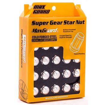 M03-2GBA CHROME BODY + SILVER CAP ( M12*1,5 )  (16+4+2) (L=34, 19/21 NEX)