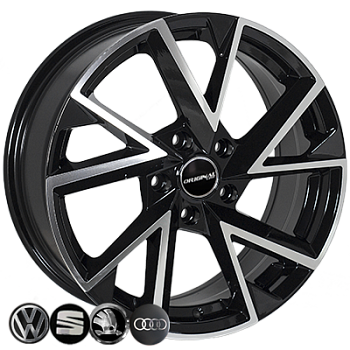 ZW-BK5804 BP R17*7.0J PCD5*112 ET45 DIA 57.1
