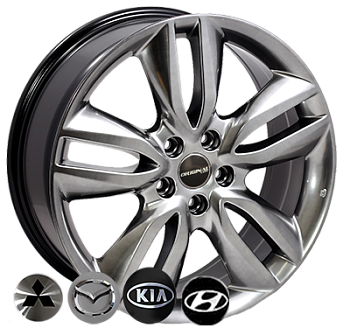 ZW-BK5002 HB R19*7.5J PCD5*114.3 ET49.5 DIA 67.1