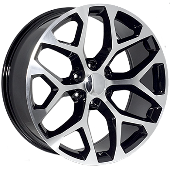 ZF-6701 BLACK R20*9.0J PCD6*139.7 ET31 DIA 78.1