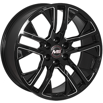 ZF-TY071 BLACK R22*9.0J PCD6*139.7 ET24 DIA 78.1