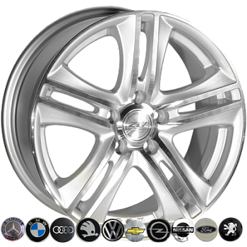 ZW-392 SP R16*7.0J PCD5*120 ET40 DIA 65.1