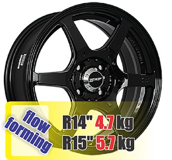 YA 1800 BLK-S R15*6.5J PCD4*98 ET38 DIA 67.1
