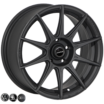 ZW-YA3937 BLK/M R16*7.0J PCD5*112 ET35 DIA 67.1