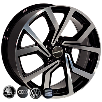 ZW-BK5125 BP R15*6.5J PCD5*100 ET42 DIA 57.1