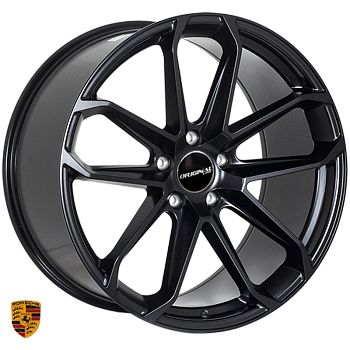 ZF-FBX265 MattBLACK R21*9.0J PCD5*112 ET26 DIA 66.6