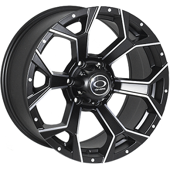 JH-Paragon6 MattBLACK R16*8.0J PCD6*139.7 ET00 DIA 106.1