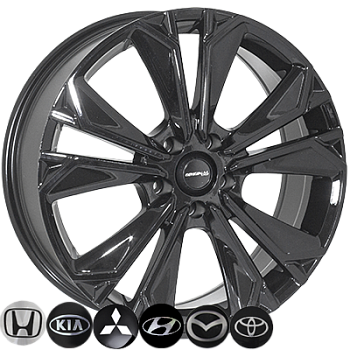 ZW-1123 BLK R19*7.5J PCD5*114.3 ET35 DIA 67.1
