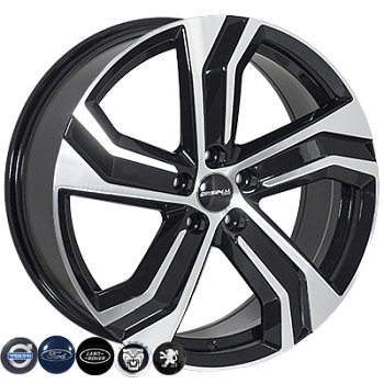 ZW-BKY0143 BP R19*8.0J PCD5*108 ET45 DIA 63.4