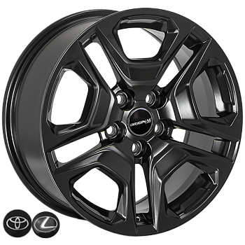 ZW-BKY1092 MattBLACK R17*7.5J PCD5*114.3 ET35 DIA 60.1