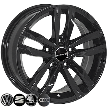 ALLANTE-5037 BLACK R15*6.5J PCD5*112 ET42 DIA 57.1