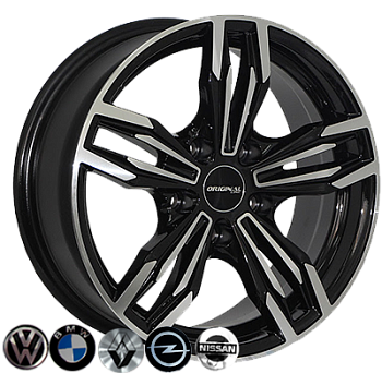 TRW-Z1070 BMF R16*6.5J PCD5*120 ET25 DIA 74.1