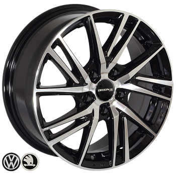 ZW-4437 BP R16*6.5J PCD5*112 ET43 DIA 57.1