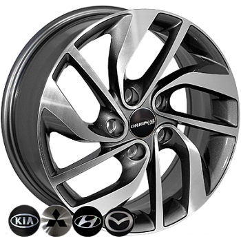 ZF-FR783 GMF R16*6.5J PCD5*114.3 ET45 DIA 67.1