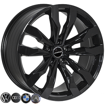 ZW-BK5333 BLACK R20*8.5J PCD5*112 ET33 DIA 66.6