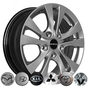 ZY-526 HS R15*6.0J PCD5*114.3 ET47 DIA 67.1