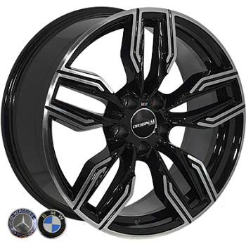 ZW-BK5181 BP R19*9.5J PCD5*112 ET39 DIA 66.6